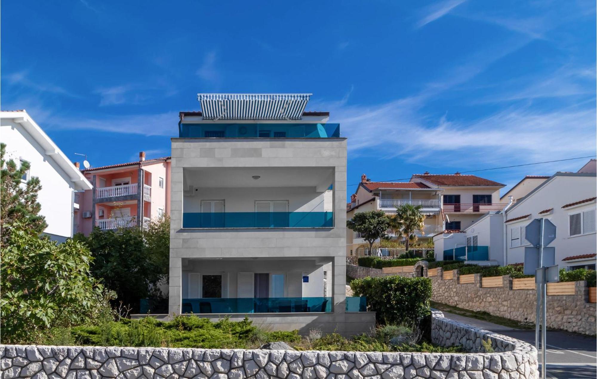 Stunning Apartment In Dramalj With House Sea View Bagian luar foto