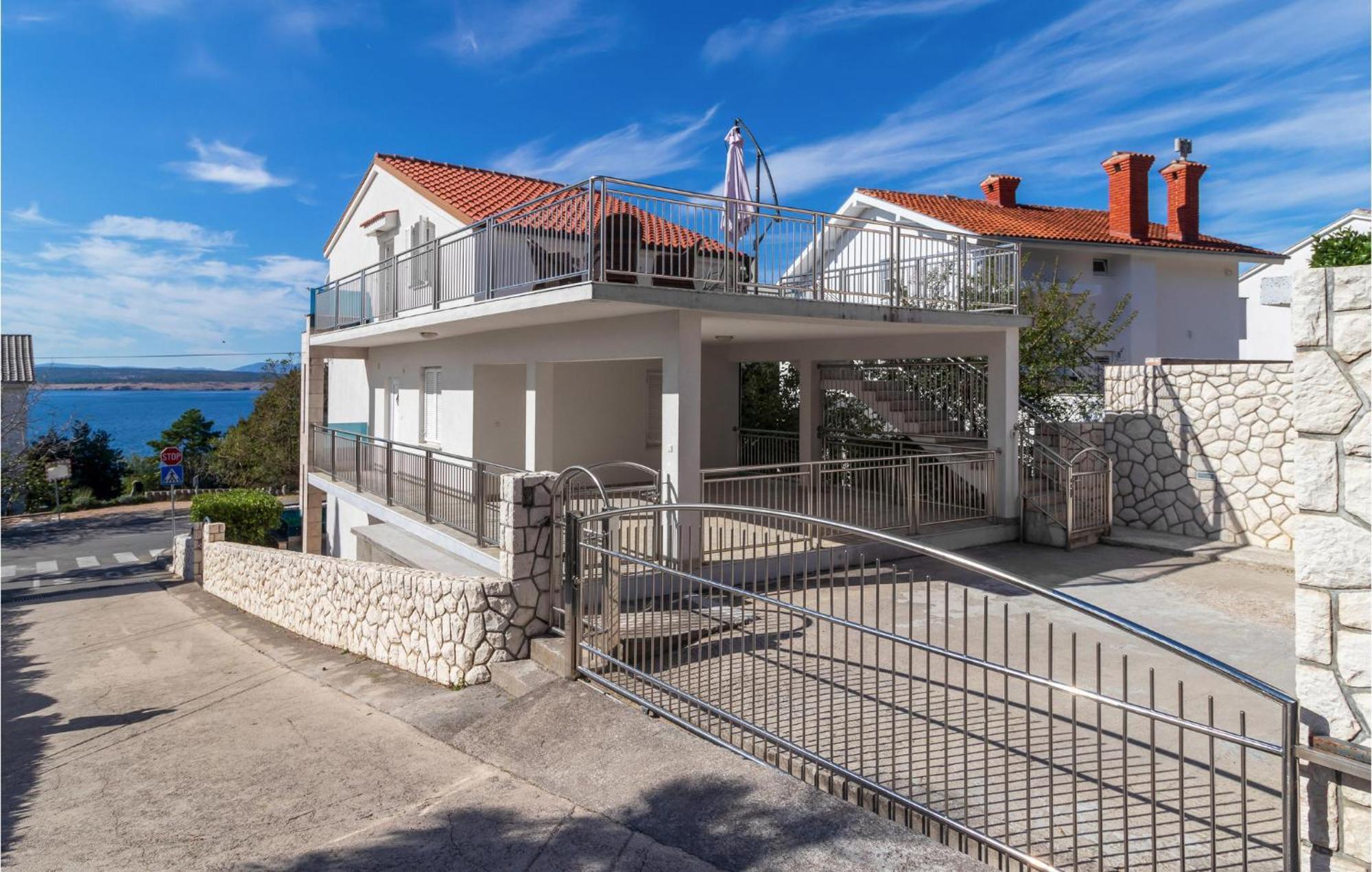 Stunning Apartment In Dramalj With House Sea View Bagian luar foto